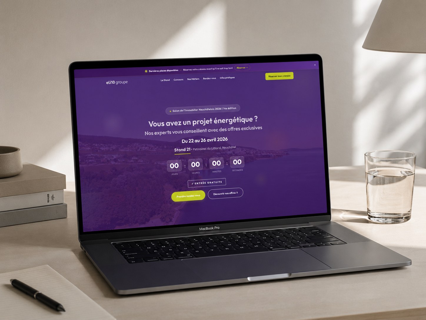 Eli10 Groupe · Landing page