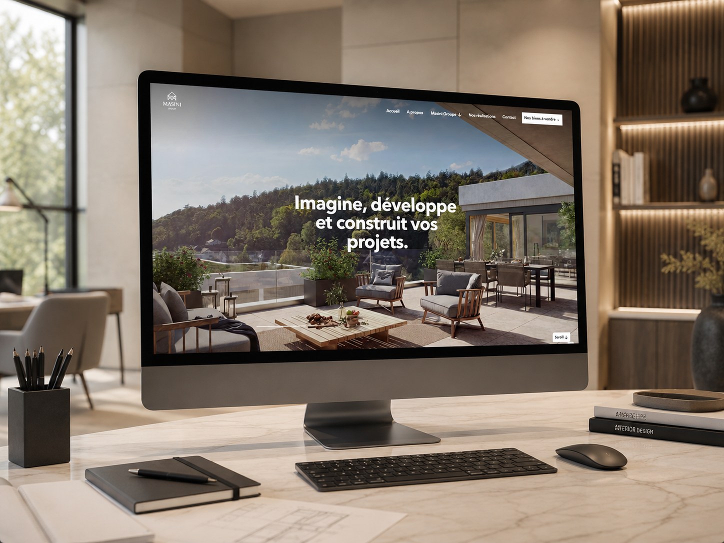 Masini Groupe · Site web