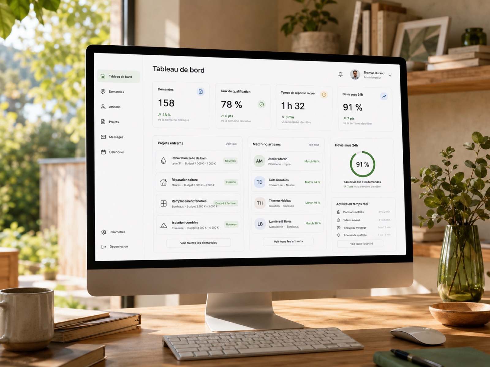 Qliq Connect · CRM & automatisation : la demande au quotidien